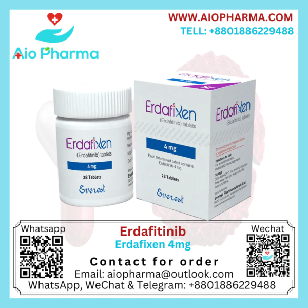 Erdafixen 4 mg box – Erdafitinib tablets by Everest Pharmaceuticals Bangladesh